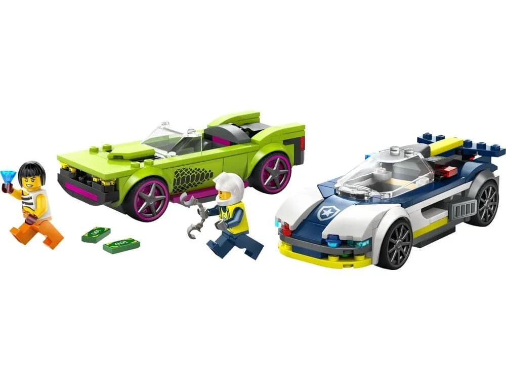 Конструктор Lego City Преследование маслкара на полицейском автомобиле 213дет 60415 фото 2 Конструктор Lego City Преследование маслкара на полицейском автомобиле 213дет 60415 фото 2