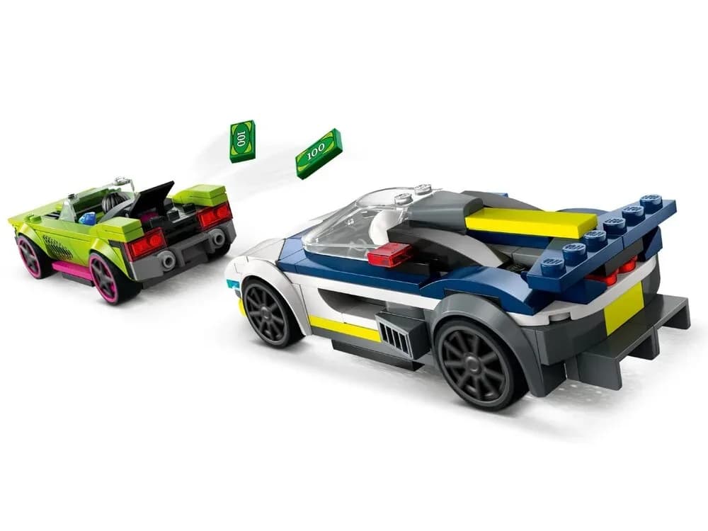 Конструктор Lego City Преследование маслкара на полицейском автомобиле 213дет 60415 фото 4 Конструктор Lego City Преследование маслкара на полицейском автомобиле 213дет 60415 фото 4