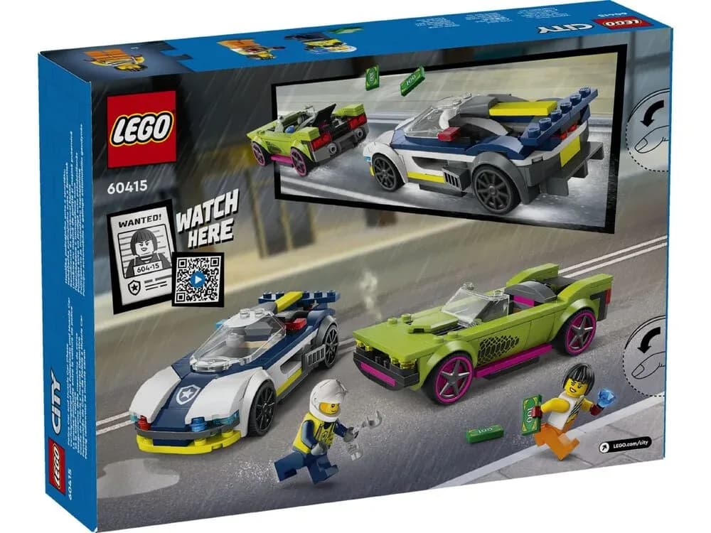 Конструктор Lego City Преследование маслкара на полицейском автомобиле 213дет 60415 фото 8 Конструктор Lego City Преследование маслкара на полицейском автомобиле 213дет 60415 фото 8