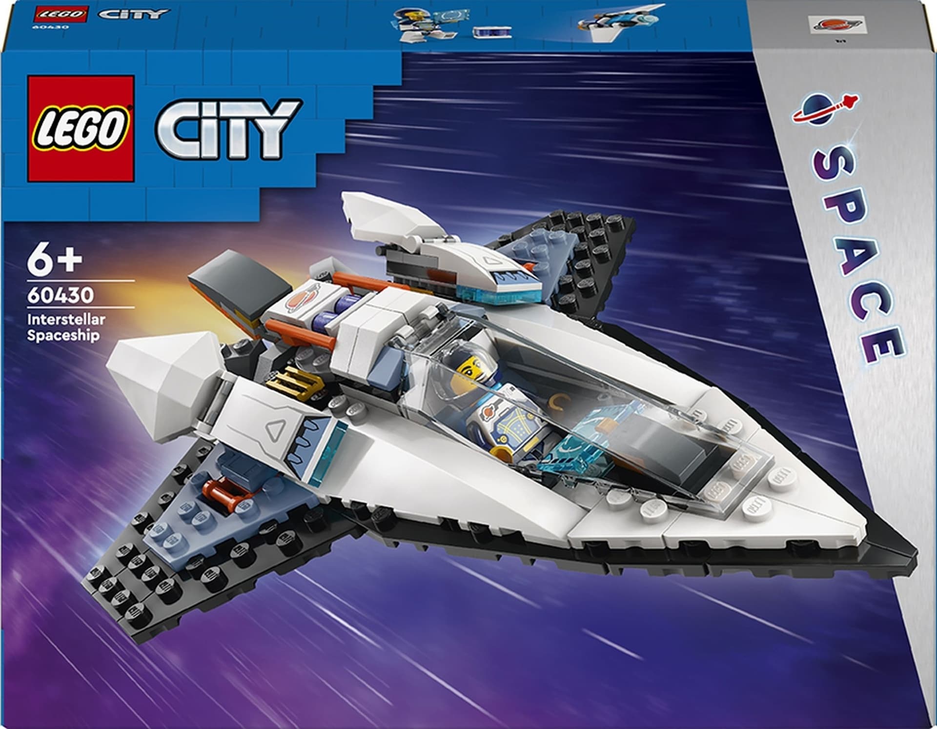 Конструктор Lego City Міжзоряний космічний корабель 240дет 60430 Конструктор Lego City Міжзоряний космічний корабель 240дет 60430