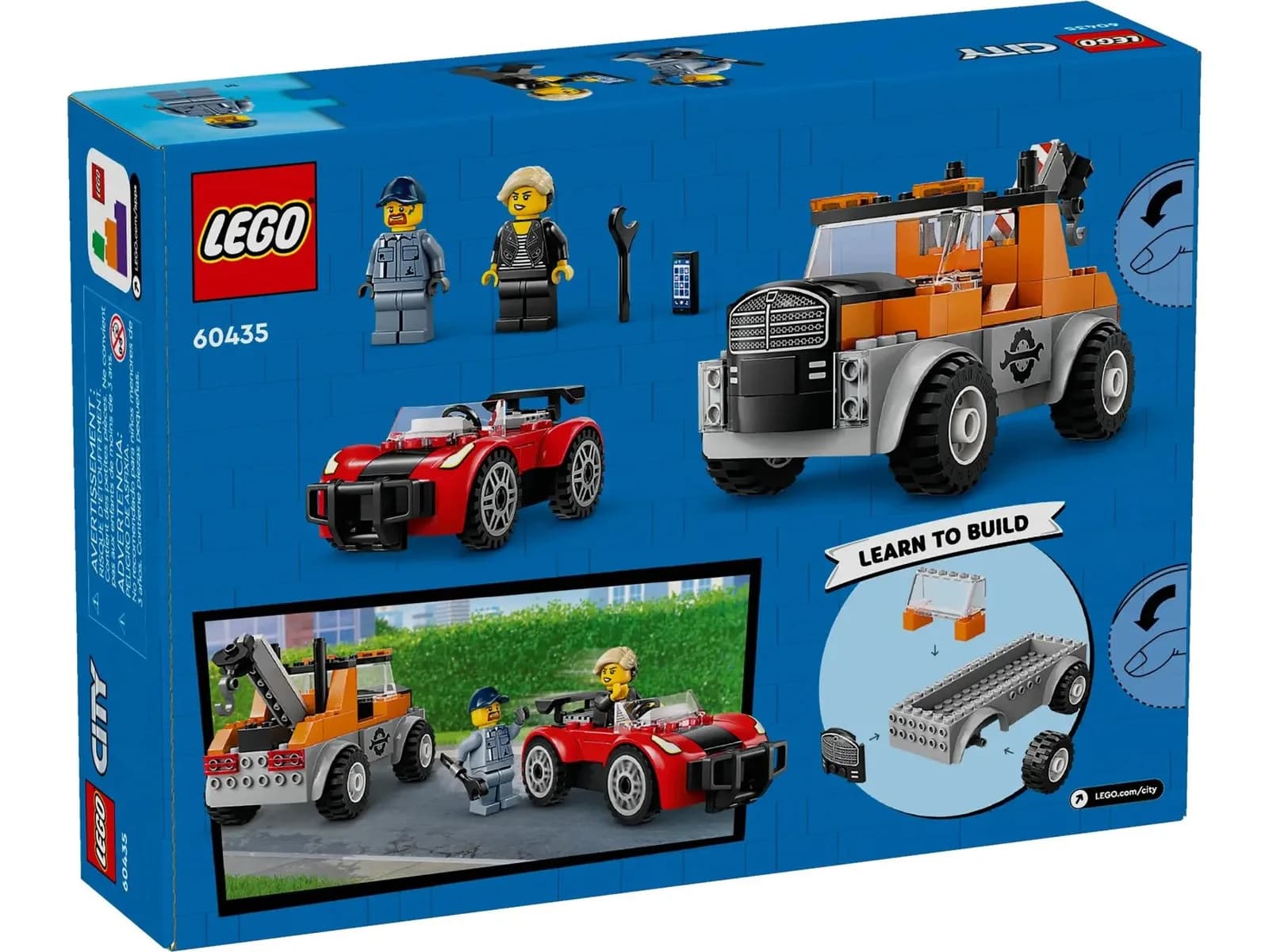 Конструктор Lego City Евакуатор і ремонт спортивних авто 101дет 60435 фото 2 Конструктор Lego City Евакуатор і ремонт спортивних авто 101дет 60435 фото 2