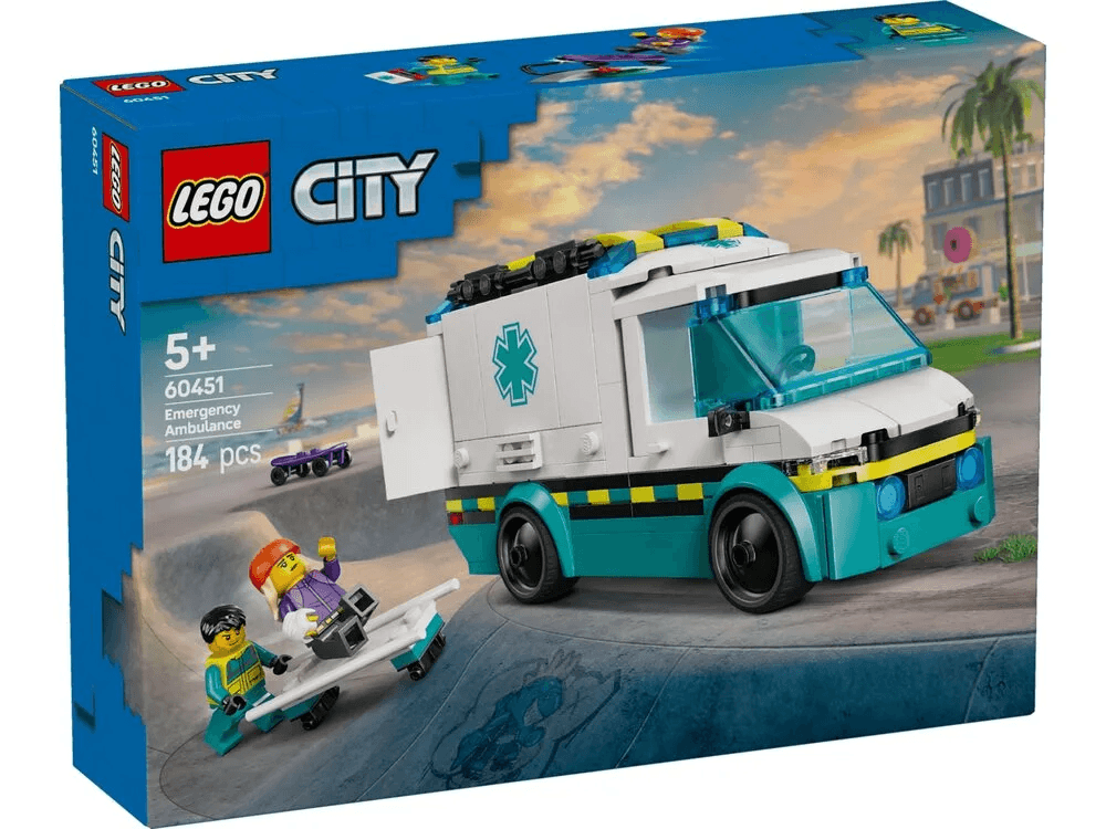 Конструктор Lego City Швидка допомога 184дет 60451