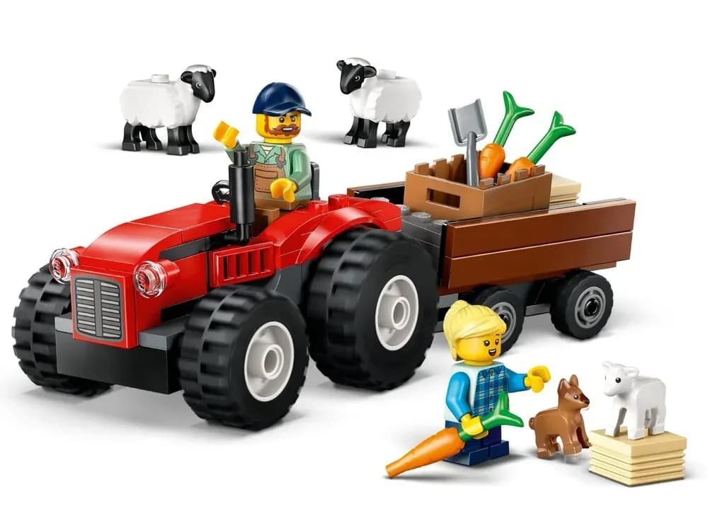 Конструктор Lego City Трактор із причепом і вівцями 116дет 60461 фото 3 Конструктор Lego City Трактор із причепом і вівцями 116дет 60461 фото 3