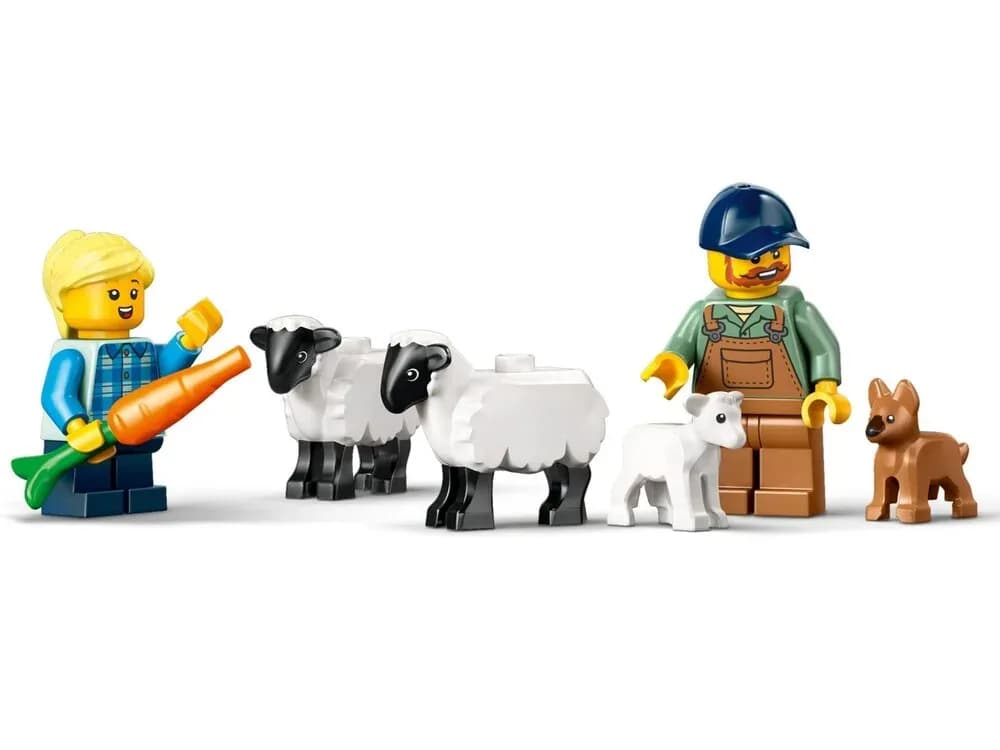 Конструктор Lego City Трактор із причепом і вівцями 116дет 60461 фото 6 Конструктор Lego City Трактор із причепом і вівцями 116дет 60461 фото 6