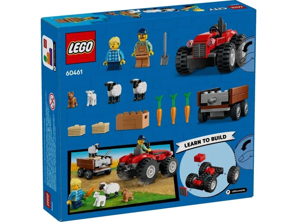 Конструктор Lego City Трактор із причепом і вівцями 116дет 60461 фото 7 Конструктор Lego City Трактор із причепом і вівцями 116дет 60461 фото 7