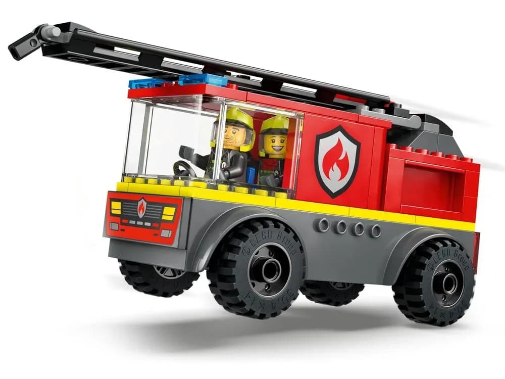 Конструктор Lego City Пожежна машина з драбиною 82дет 60463 фото 6