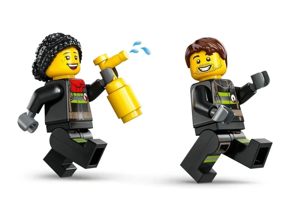 Конструктор Lego City Пожежна машина з драбиною 82дет 60463 фото 4