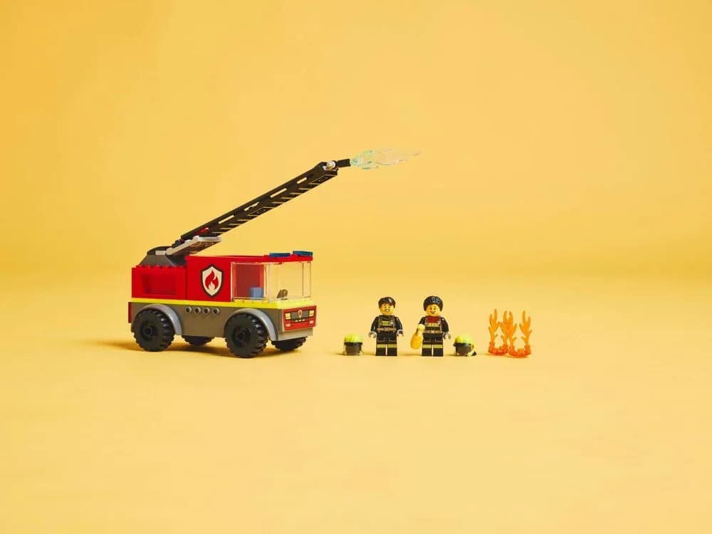 Конструктор Lego City Пожежна машина з драбиною 82дет 60463 фото 5