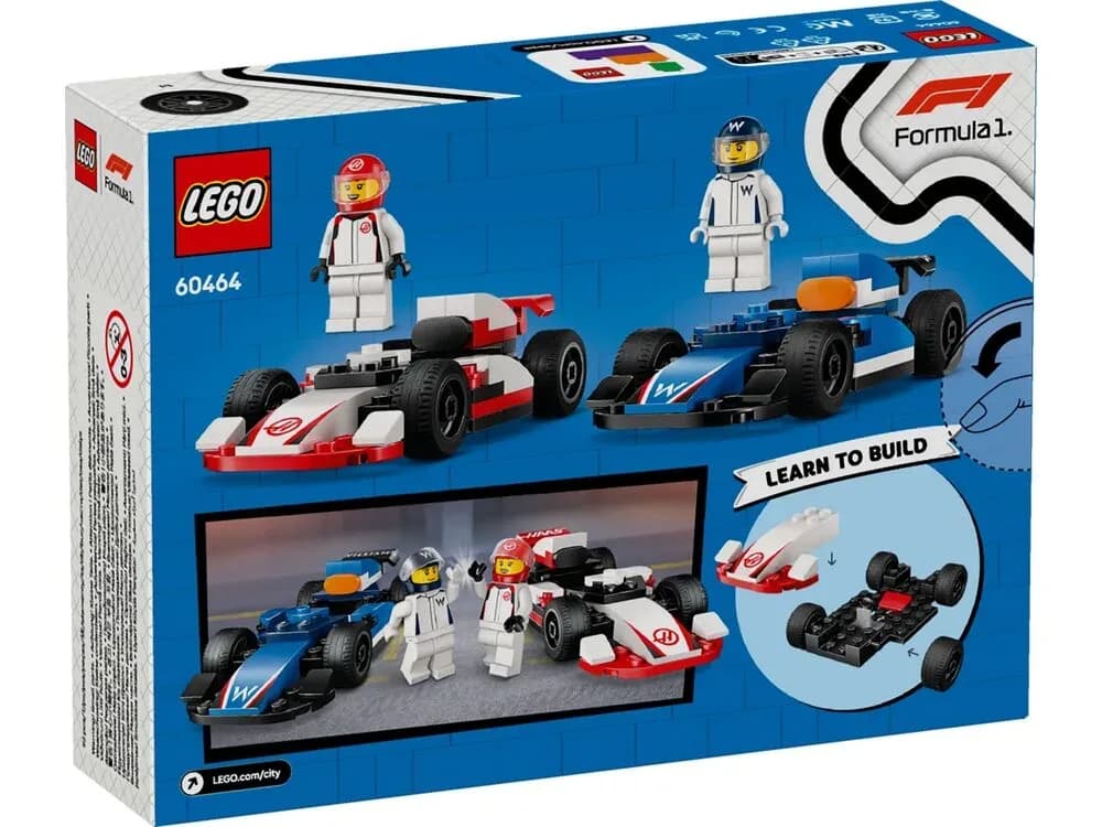 Конструктор Lego City Автомобілі для перегонів F1 92 дет 60464 фото 6 Конструктор Lego City Автомобілі для перегонів F1 92 дет 60464 фото 6