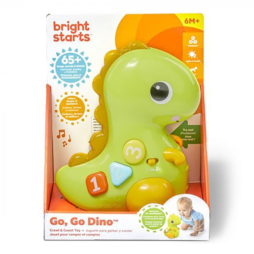Іграшка музична Bright Starts Go Go Dino 12506