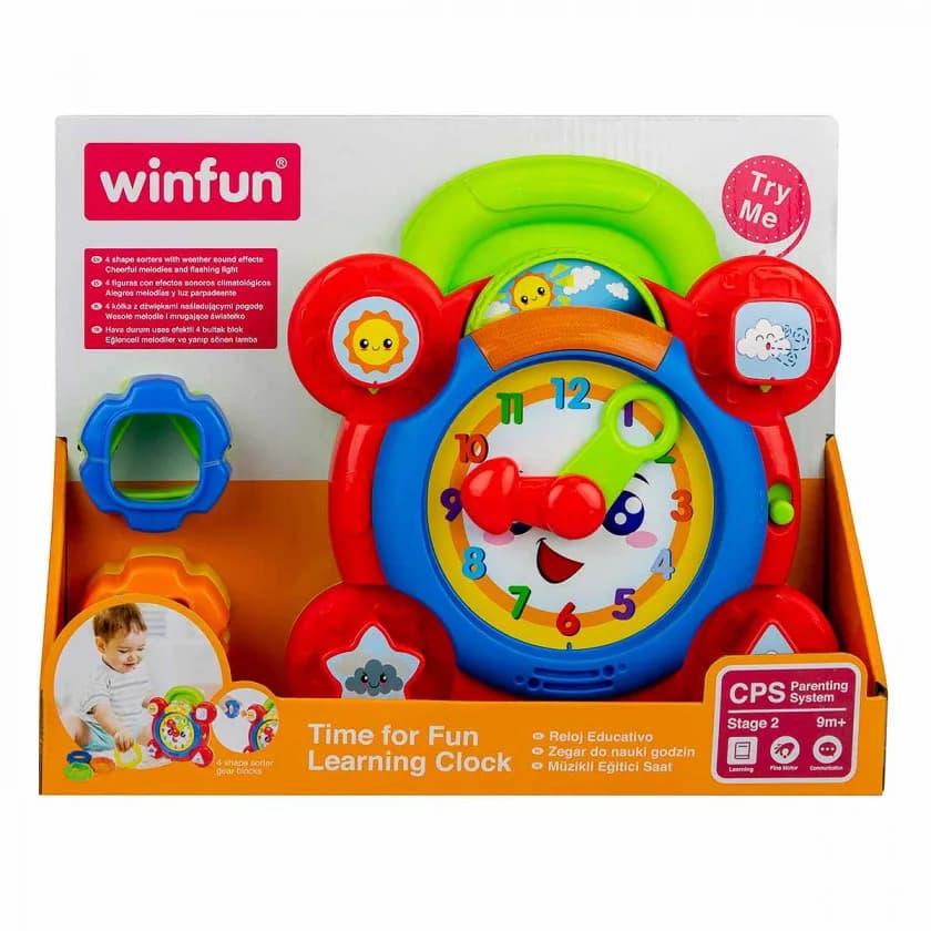 Сортер WinFun Годинник 0675-NL фото 2 Сортер WinFun Годинник 0675-NL фото 2