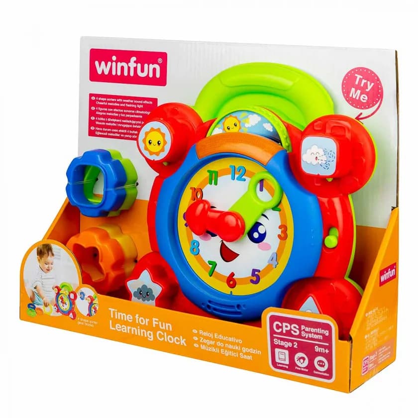 Сортер WinFun Годинник 0675-NL фото 3 Сортер WinFun Годинник 0675-NL фото 3