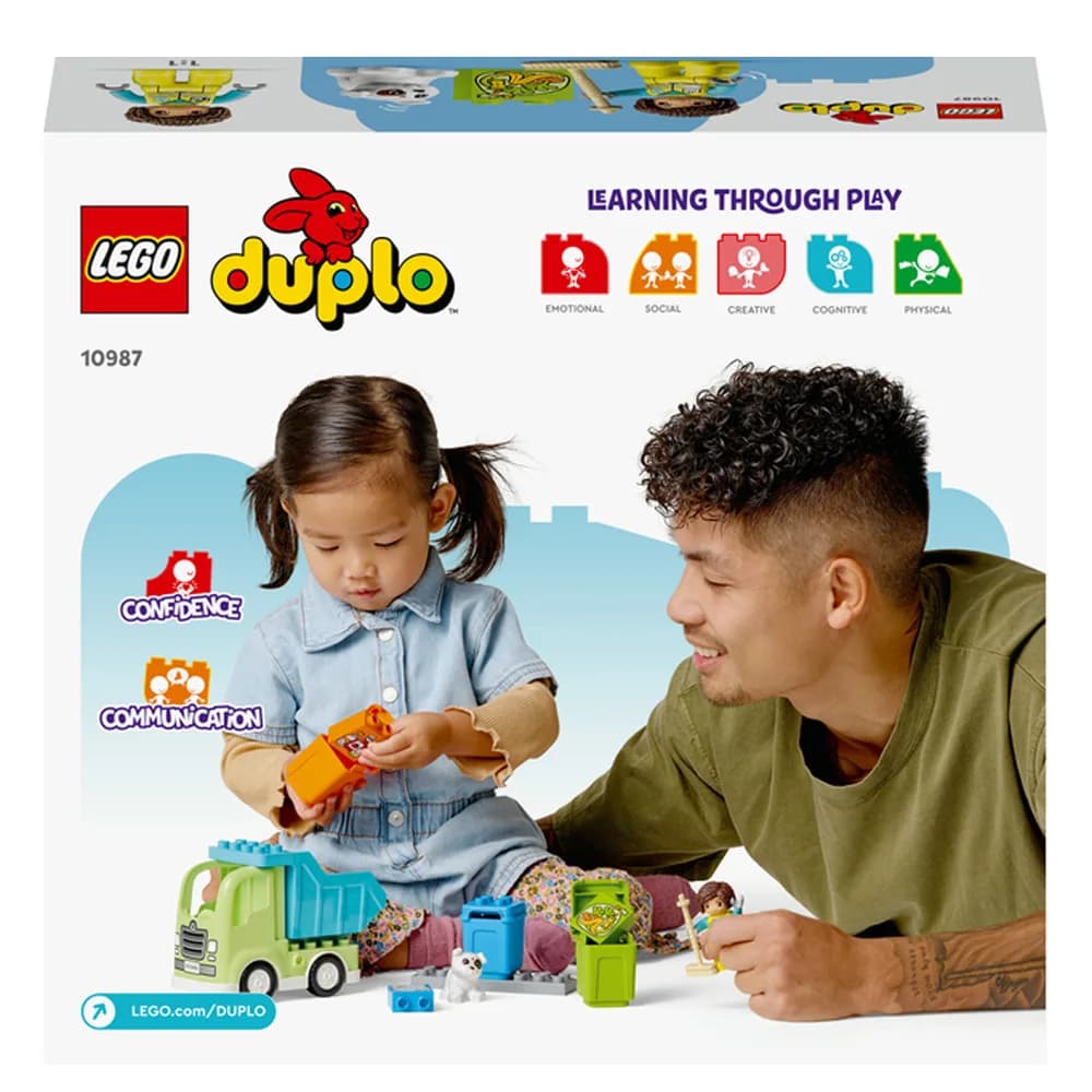 Конструктор Lego Duplo Town Сміттєпереробна вантажівка 15дет 10987 фото 7 Конструктор Lego Duplo Town Сміттєпереробна вантажівка 15дет 10987 фото 7