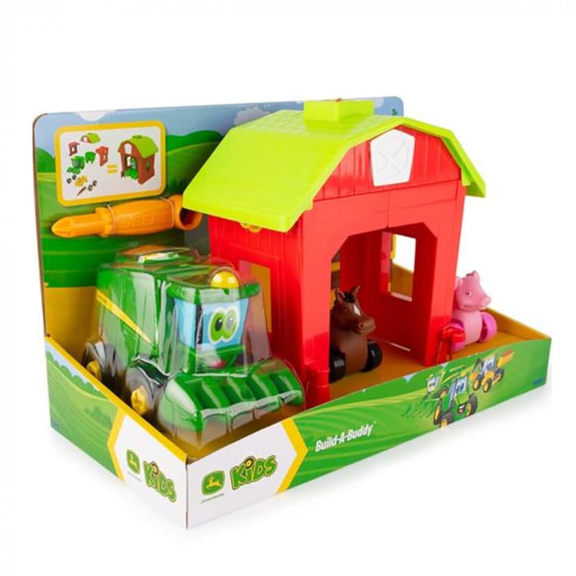 Набор игровой John Deere Собери трактор с загоном 47210 Набор игровой John Deere Собери трактор с загоном 47210