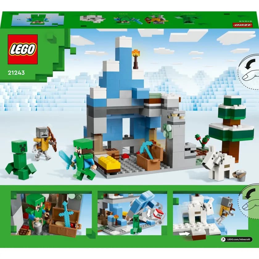 Конструктор Lego Minecraft Замерзшие верхушки 304дет 21243 фото 6 Конструктор Lego Minecraft Замерзшие верхушки 304дет 21243 фото 6