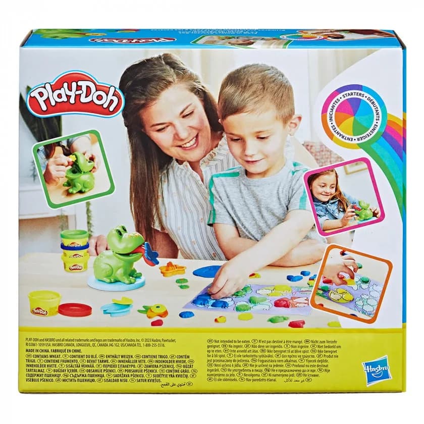 Набір для ліплення Play-Doh Жабка та кольори F6926 фото 7 Набір для ліплення Play-Doh Жабка та кольори F6926 фото 7