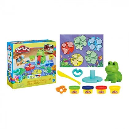Набір для ліплення Play-Doh Жабка та кольори F6926 фото 2 Набір для ліплення Play-Doh Жабка та кольори F6926 фото 2