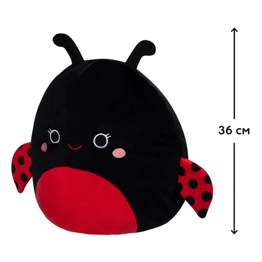 Игрушка мягкая Squishmallows Божья коровка Труди 36см SQCR03221 фото 2 Игрушка мягкая Squishmallows Божья коровка Труди 36см SQCR03221 фото 2