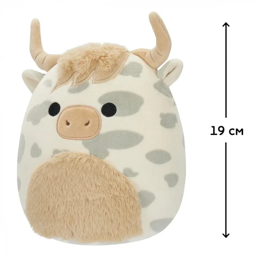 Игрушка мягкая Squishmallows Корова Борса 19см SQCR04117 фото 2