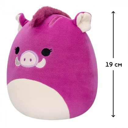 Игрушка мягкая Squishmallows Кабанчик Дженна 19см SQCR04127 фото 2 Игрушка мягкая Squishmallows Кабанчик Дженна 19см SQCR04127 фото 2