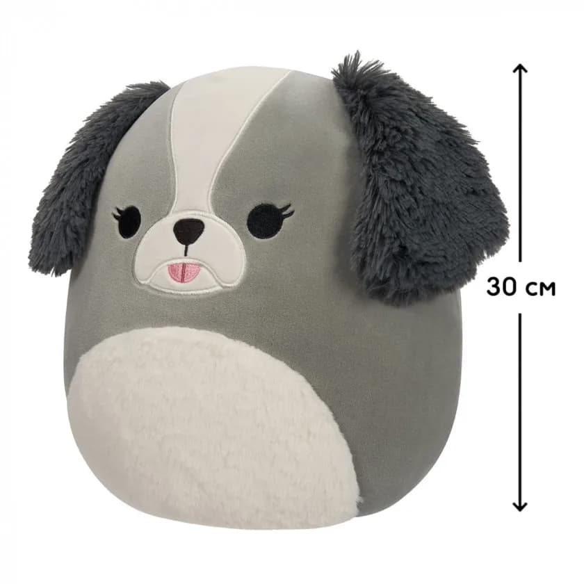 Игрушка мягкая Squishmallows Ши-Тцу Малу 30см SQCR04154 фото 2 Игрушка мягкая Squishmallows Ши-Тцу Малу 30см SQCR04154 фото 2