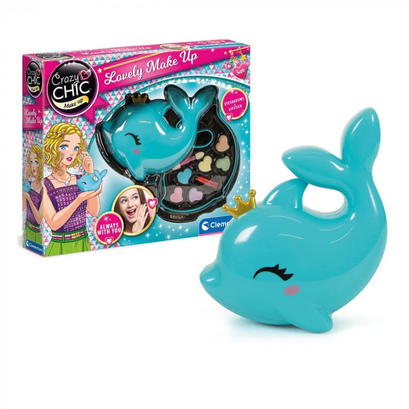 Набор детской косметики для макияжа Clementoni Lovely Make Up. Dolphin 18630 Набор детской косметики для макияжа Clementoni Lovely Make Up. Dolphin 18630