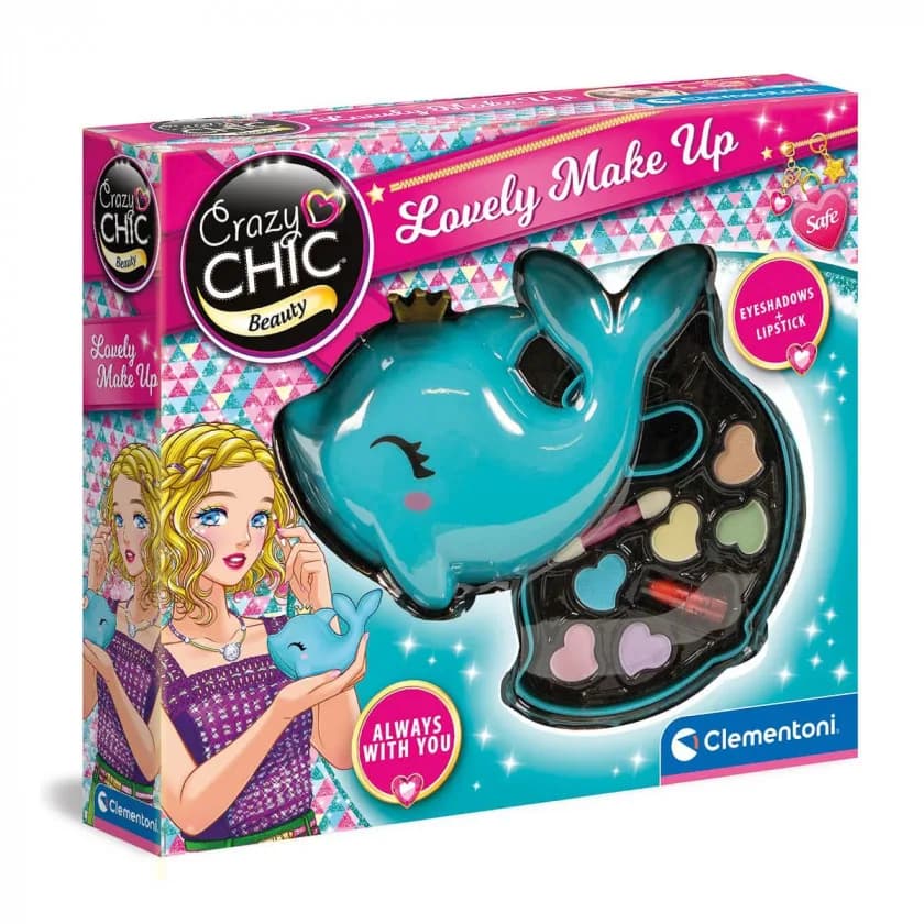 Набор детской косметики для макияжа Clementoni Lovely Make Up. Dolphin 18630 фото 2 Набор детской косметики для макияжа Clementoni Lovely Make Up. Dolphin 18630 фото 2