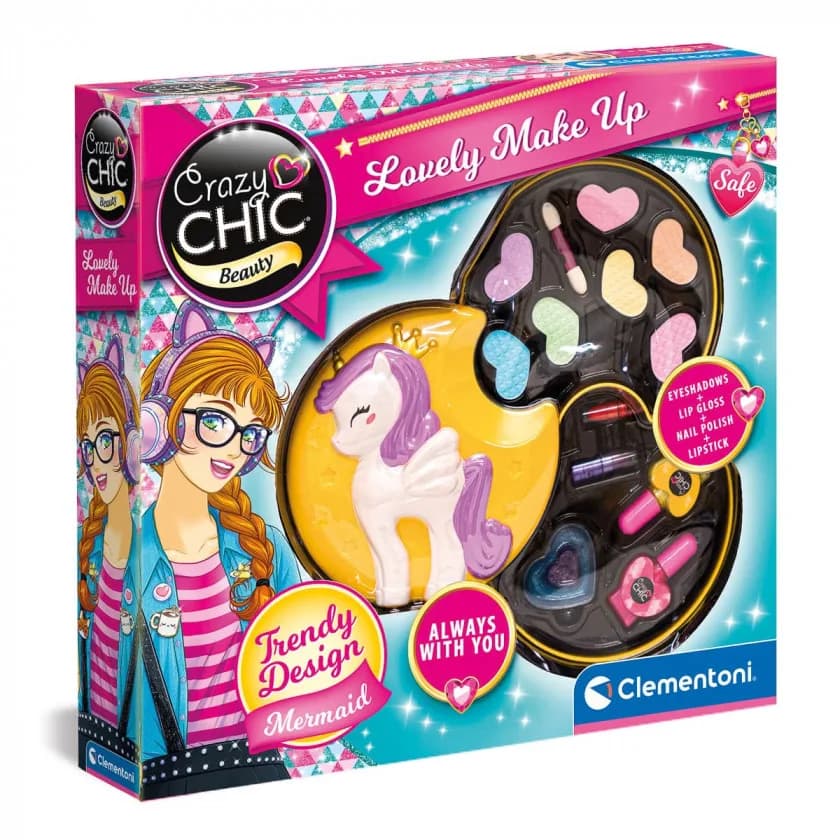Набір дитячої косметики для макіяжу Clementoni Lovely Make Up. Unicorn 18643 фото 5