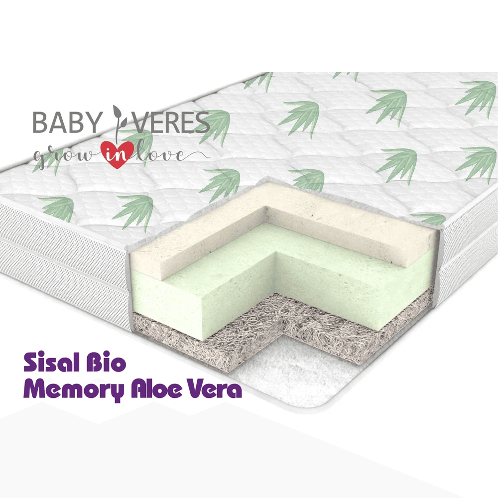 Матрац Верес Sisal Bio Memory Aloe Vera 120х60х10 см 50.7.13