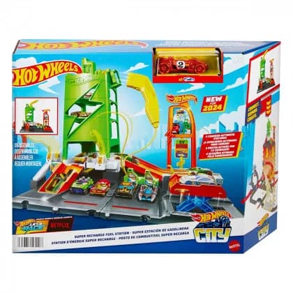 Набор игровой Hot Wheels Заправочная станция для суперзарядки HTN79 фото 6 Набор игровой Hot Wheels Заправочная станция для суперзарядки HTN79 фото 6