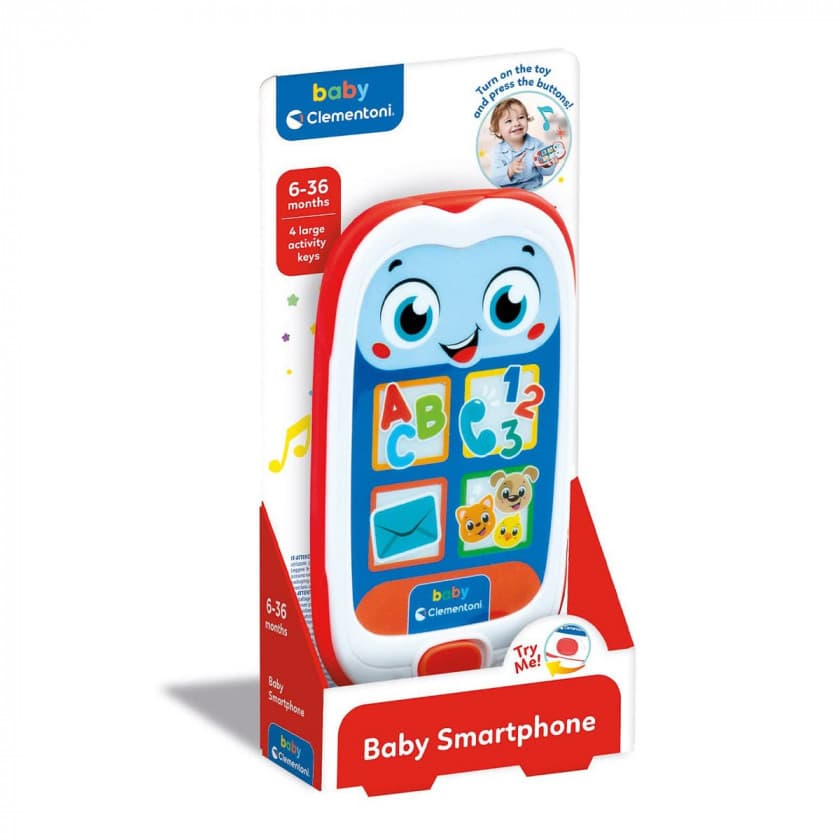 Смартфон музичний Clementoni Baby Smartphone 14948 Смартфон музичний Clementoni Baby Smartphone 14948