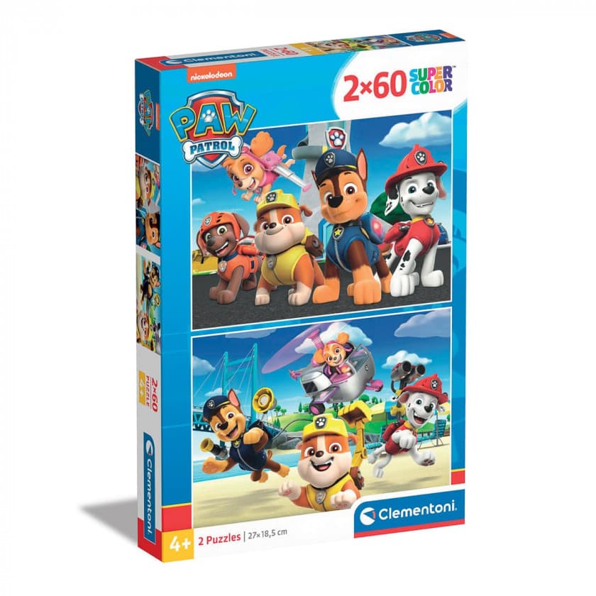 Пазл 2в1 Clementoni Paw Patrol 2*60эл 21623 Пазл 2в1 Clementoni Paw Patrol 2*60эл 21623