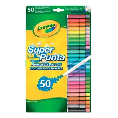 Фломастеры Crayola Supertips 50шт 7555 фото 2 Фломастеры Crayola Supertips 50шт 7555 фото 2