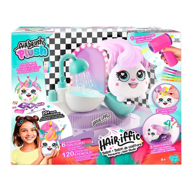 Набор для творчества Canal Toys DIY Airbrush Plush Парикмахерская AIR044 Набор для творчества Canal Toys DIY Airbrush Plush Парикмахерская AIR044