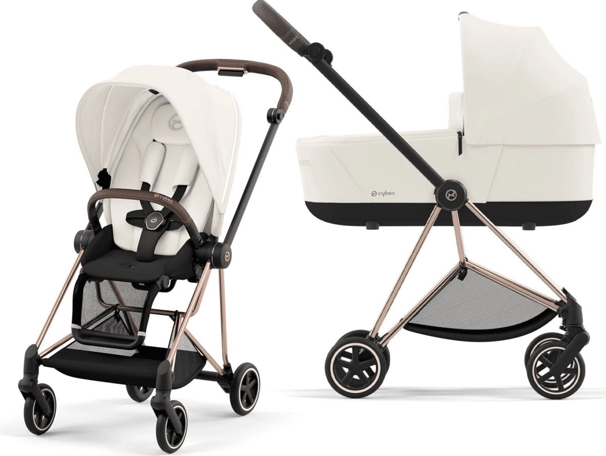 Коляска універсальна 2в1 Cybex Mios 4.0 Off White/Rosegold 523000937/4 Коляска універсальна 2в1 Cybex Mios 4.0 Off White/Rosegold 523000937/4
