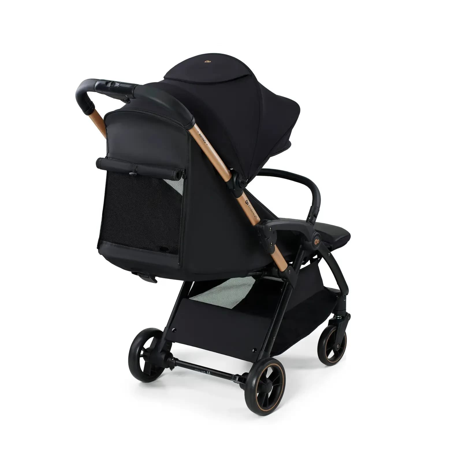 Коляска прогулочная Kinderkraft Apino KSAPIN00BLK0000 Raven Black фото 4