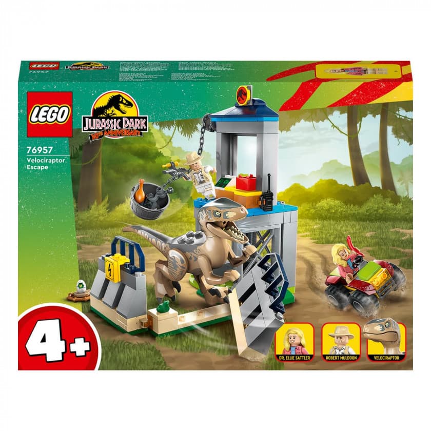 Конструктор Lego Jurassic Park Побег велоцираптора 137дет 76957 Конструктор Lego Jurassic Park Побег велоцираптора 137дет 76957