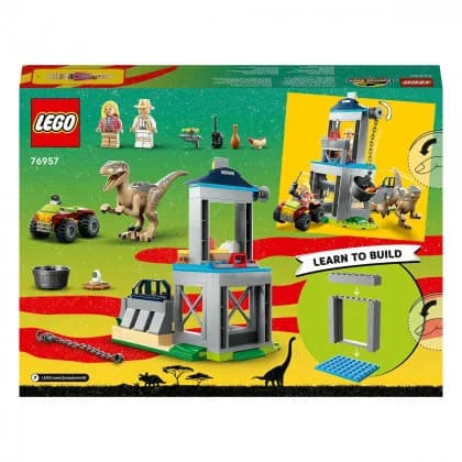 Конструктор Lego Jurassic Park Побег велоцираптора 137дет 76957 фото 9 Конструктор Lego Jurassic Park Побег велоцираптора 137дет 76957 фото 9