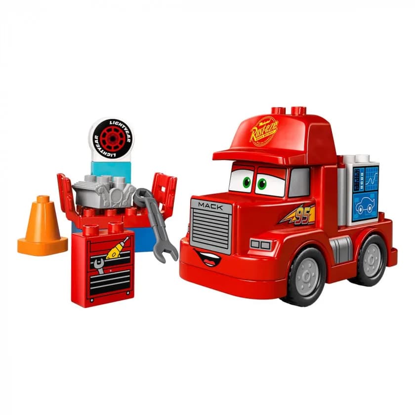 Конструктор Lego Duplo Мак на гонке 14дет 10417 фото 2 Конструктор Lego Duplo Мак на гонке 14дет 10417 фото 2