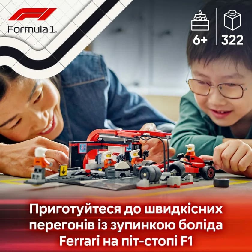 Конструктор Lego City Пит-стоп и пит-экипаж F1 322дет 60443 фото 12 Конструктор Lego City Пит-стоп и пит-экипаж F1 322дет 60443 фото 12