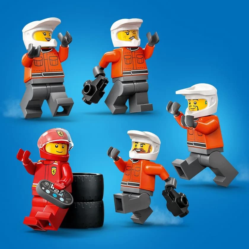 Конструктор Lego City Пит-стоп и пит-экипаж F1 322дет 60443 фото 3 Конструктор Lego City Пит-стоп и пит-экипаж F1 322дет 60443 фото 3