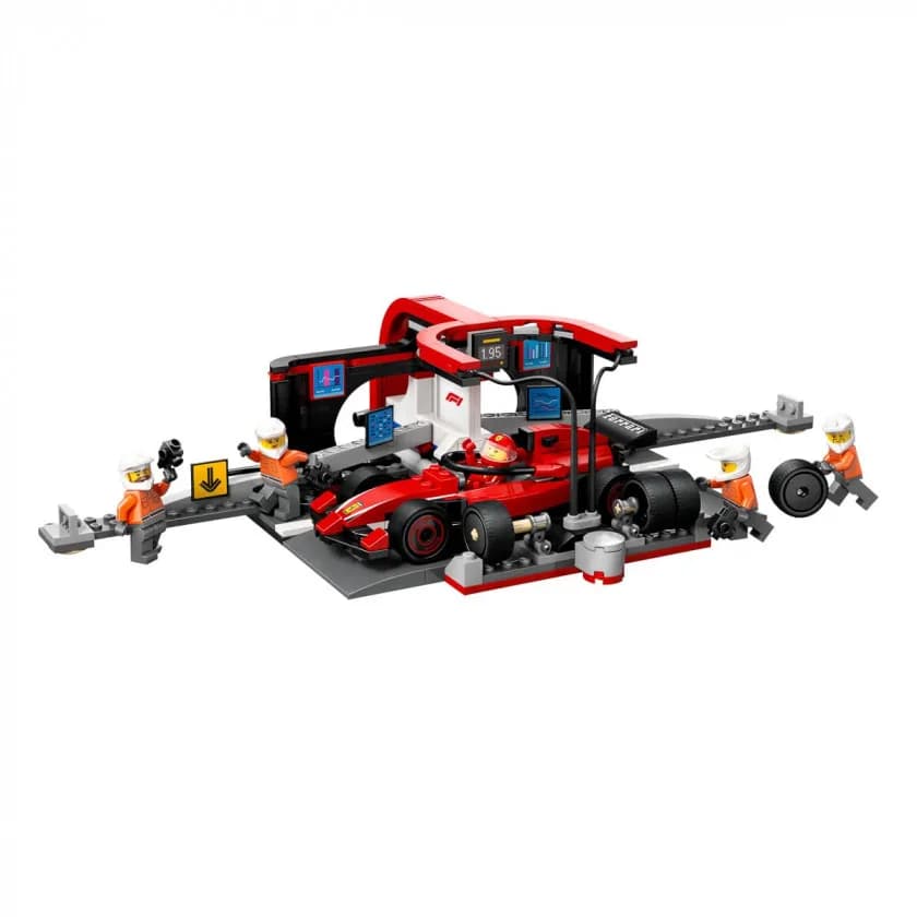 Конструктор Lego City Пит-стоп и пит-экипаж F1 322дет 60443 фото 4 Конструктор Lego City Пит-стоп и пит-экипаж F1 322дет 60443 фото 4