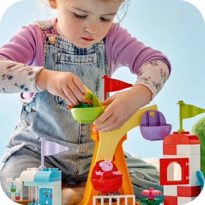 Конструктор Lego Duplo Peppa Pig Ярмарка развлечений 53дет 10453 фото 3 Конструктор Lego Duplo Peppa Pig Ярмарка развлечений 53дет 10453 фото 3