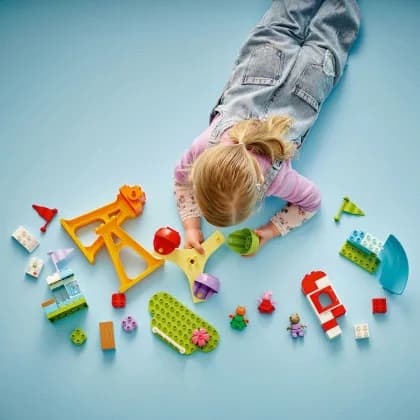 Конструктор Lego Duplo Peppa Pig Ярмарка развлечений 53дет 10453 фото 6 Конструктор Lego Duplo Peppa Pig Ярмарка развлечений 53дет 10453 фото 6