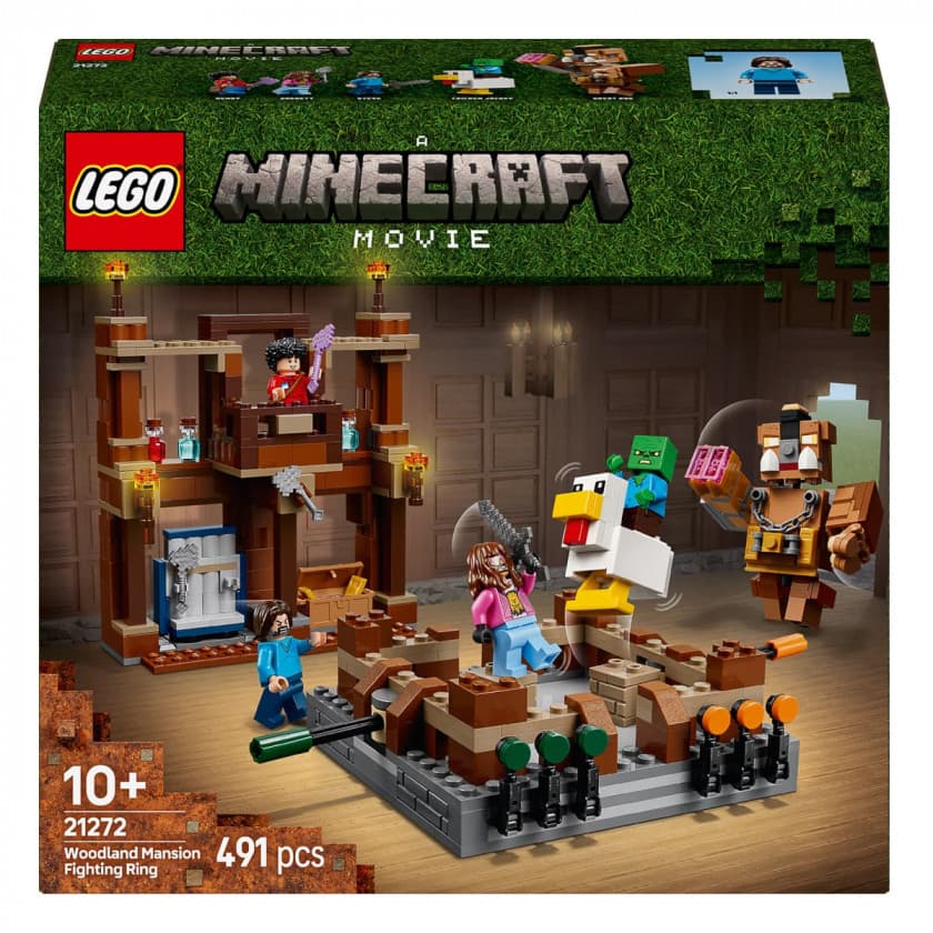 Конструктор Lego Minecraft Бійцівський ринг у лісовому маєтку 491дет 21272