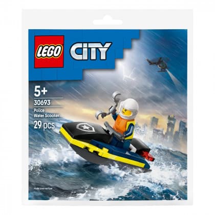 Конструктор Lego City Поліцейський катер 29дет 30693 Конструктор Lego City Поліцейський катер 29дет 30693