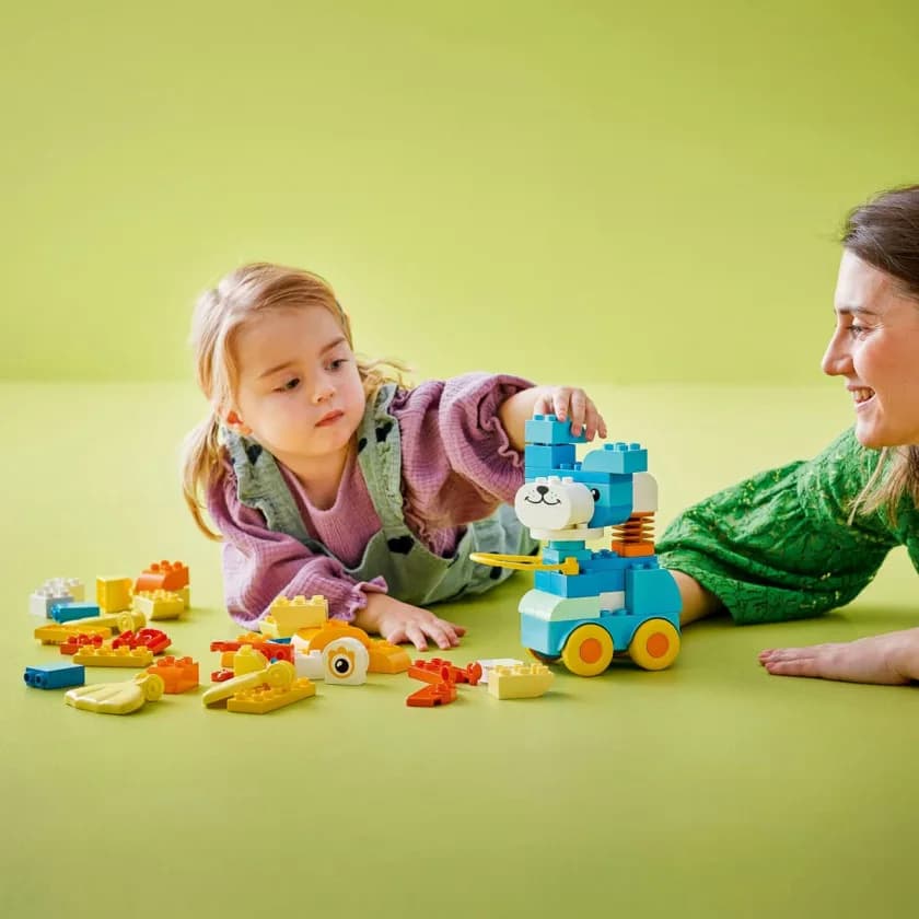 Конструктор Lego Duplo Животные на колесах 3в1 58дет 10448 фото 10 Конструктор Lego Duplo Животные на колесах 3в1 58дет 10448 фото 10