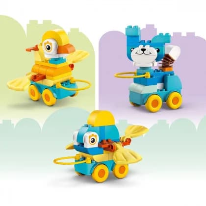 Конструктор Lego Duplo Животные на колесах 3в1 58дет 10448 фото 2 Конструктор Lego Duplo Животные на колесах 3в1 58дет 10448 фото 2