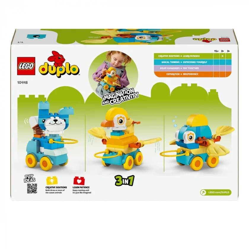 Конструктор Lego Duplo Животные на колесах 3в1 58дет 10448 фото 5 Конструктор Lego Duplo Животные на колесах 3в1 58дет 10448 фото 5