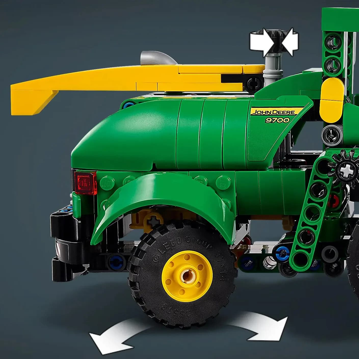 Конструктор Lego Technic Кормозбиральний комбайн John Deere 9700 559дет 42168 фото 6 Конструктор Lego Technic Кормозбиральний комбайн John Deere 9700 559дет 42168 фото 6